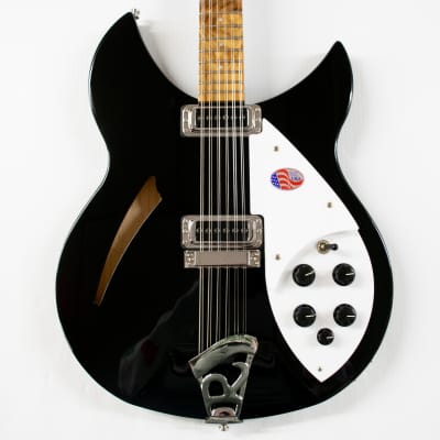 Rickenbacker 330/12 Semi-hollow 12-string Electric Guitar - Jetglo for sale