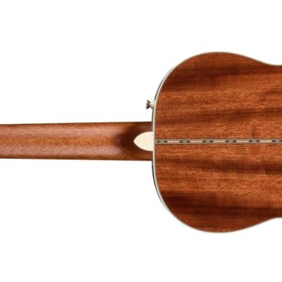 Fender Paramount PS-220E Solid Wood A/E Parlor Guitar, Sunburst w/ Hard Case image 3