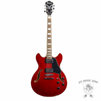 Ibanez Artcore AS73 Electric Guitar - Transparent Cherry Red image 3