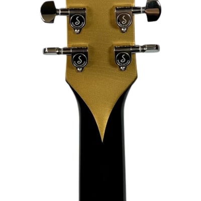 Fiam Guitars Nightingale by Ex Ronin Luthier Izzy Lugo, 2021 Gold/Black NEW (Auhthorized Dealer) image 9