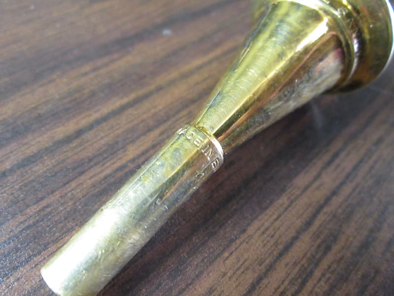 NEILL Sanders Wide Rim 17d Gold Plate Mouthpiece made in England