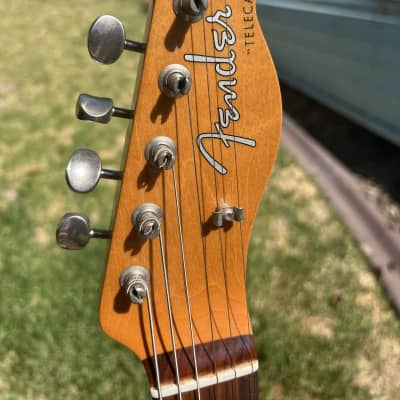 Fender Vintera '60s Telecaster Bigsby with Pau Ferro Fretboard 2019 - Present - White Blonde image 3
