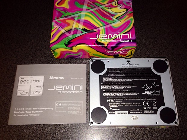 激レア　ibanez jemini  Steve vai  シグネイチャーペダル Ibanez Jemini Distortion Distortion Guitar Effect Pedal for