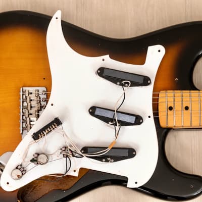1994 Fender Stratocaster ‘54 Vintage Reissue ST54-53 Sunburst w/ V Neck, Japan MIJ image 16