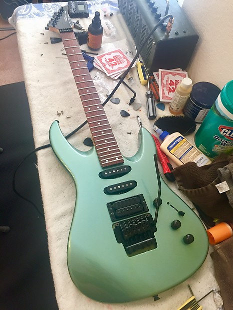 1986 Yamaha RGX 612 Electric Guitar HSS Hot Pink Rare Made