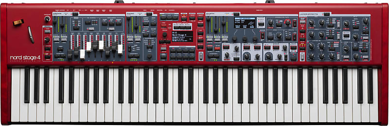 Nord Stage 4 73-Key Digital Piano, Red image 1
