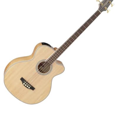 Takamine GB72CE-NAT G-Series Acoustic Electric Bass in Natural Finish image 4