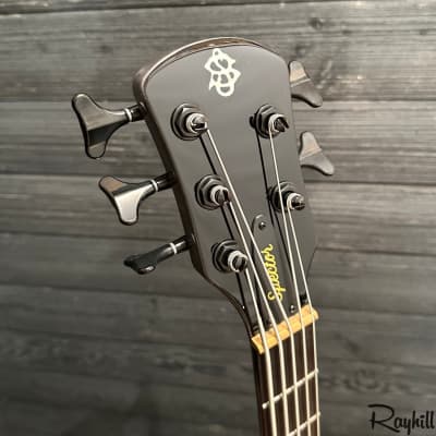 Spector NS Ethos HP 5 String Electric Bass Guitar Gunmetal Silver image 11