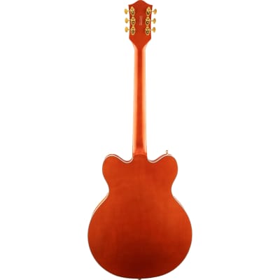 Gretsch G5422TG Electromatic Classic Hollow Body Electric Guitar Double-Cut, Laurel, Orange Stain image 4