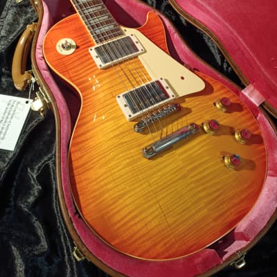 Gibson CS 1960 Les Paul Standard Reissue VOS Washed Tangerine Burstt 2024 image 2