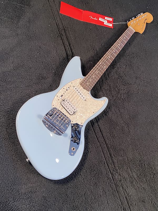 Fender Kurt Cobain Signature Jag-Stang 2021 Sonic Blue #MX21553590 (7 lbs. 7.6 oz.) image 1