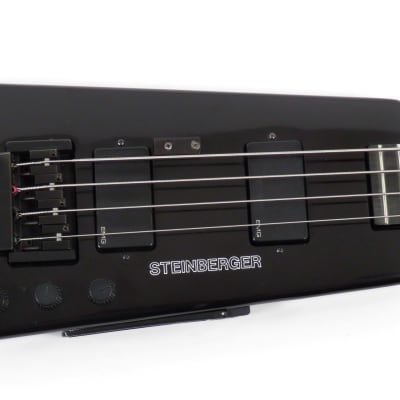 1986 Steinberger XL2 - Black Headless Bass | Reverb