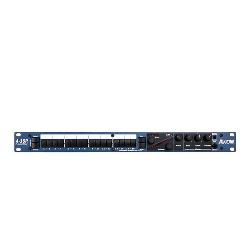 Aviom A-16R 16-Channel Rackmount Personal Mixer image 1