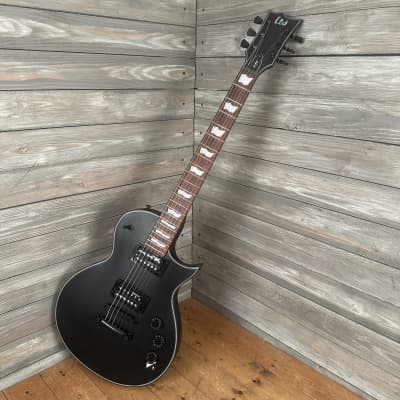 ESP LTD Eclipse EC-256 BLK-S Electric Guitar - Satin Black (SR) image 11
