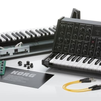 Korg MS-20 Kit Monophonic Analog Synthesizer DIY Kit 2010s - Black