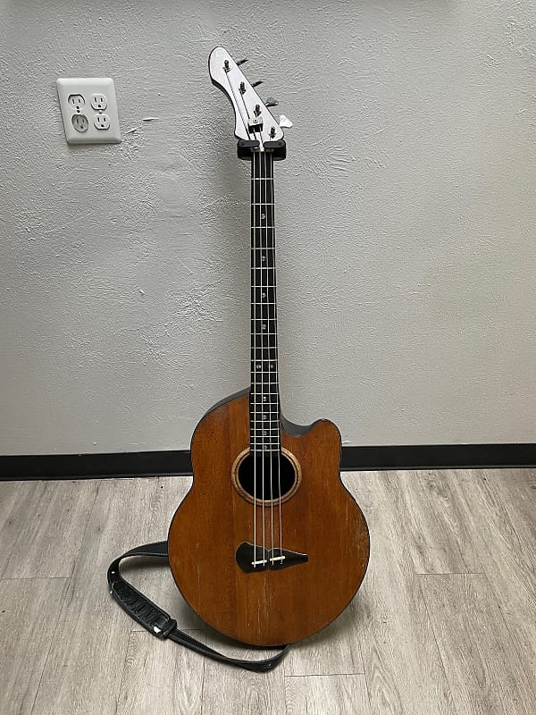 TS  spider acoustic bass for stanley clarke with case natural image 1