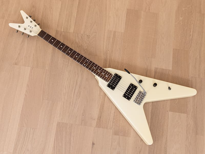 1987 ESP Flying V Vintage Electric Guitar Non-Catalog White w