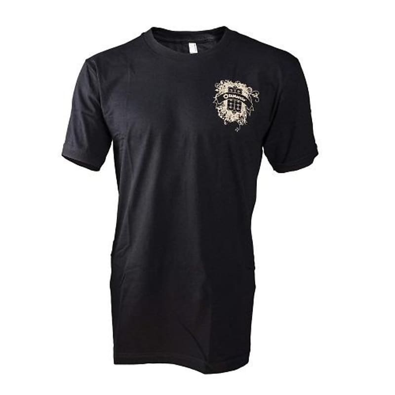 DiMarzio Crest Logo T-Shirt - Black, LARGE - DD3500L | Reverb