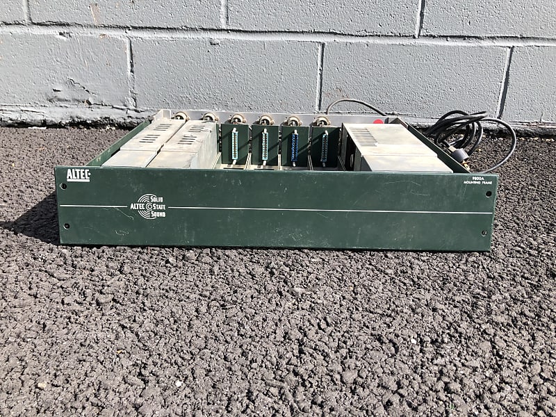 Altec 9470A PAIR + 9550A Power Supply +Original Rack | Reverb