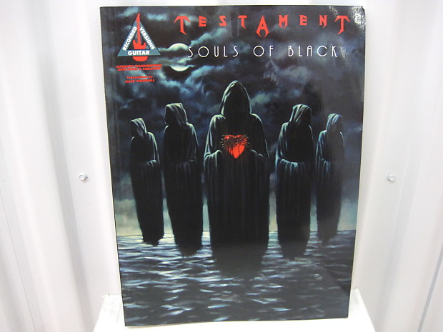 Testament Souls of Black Sheet Music Song Book Guitar Songbook Tab Tablature image 1