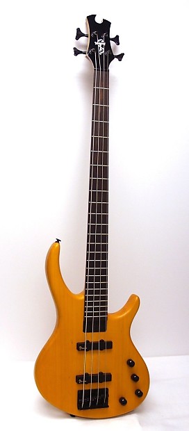 Tobias Toby Deluxe IV 4-String Electric Bass Guitar - Trans Amber