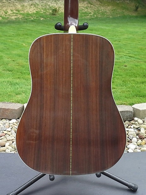 Rare Vintage Yamaha DW-5S Solid Sitka Spruce Acoustic Guitar