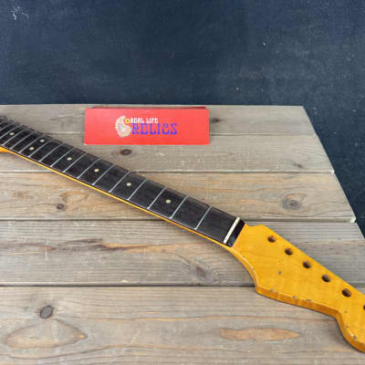Real Life Relics Curly Flame Maple Stratocaster® Style Neck 21 Fret SMRFV21 #6