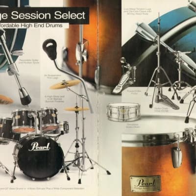 VTG PEARL Emerald Mist Tom Drum 13"x11" Maple Prestige Session - Gorgeous Clean image 10