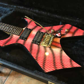BC Rich Warlock NJ Platinum Series Snakeskin Finish RARE w