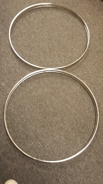 Metal bass drum deals hoops