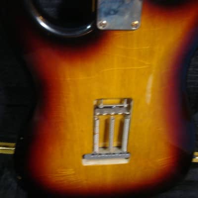 WR Custom Strat Korina Wood Guitar 3 Color Sunburst 2014 image 6