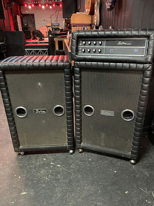 Kustom 250 Bass amp & two Reverb