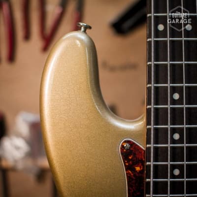 Guitare Garage Precision Bass Firemist Gold Relic image 5