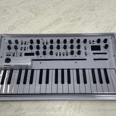 Korg Minilogue XD Pearl White w/ Decksaver | Reverb