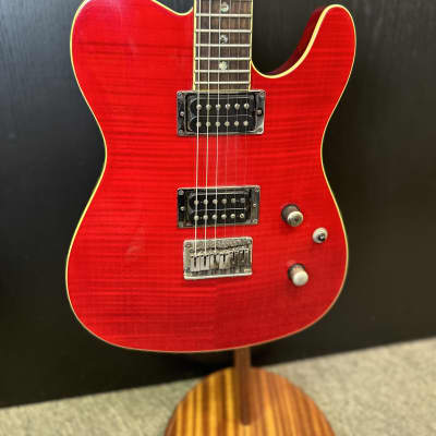 Fender Special Edition Set-Neck Custom Telecaster HH FMT 2003 - Crimson Red image 2