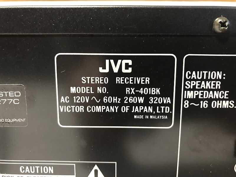 On sale JVC RX-401BK Home Audio Receiver