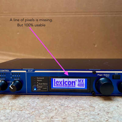 Lexicon MX400XL Dual Stereo / Surround Reverb Effects Processor • Serviced & Warranty image 4