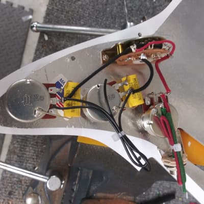 Hoagland Custom Handcrafted SSH Style Strat Wiring - Split the Bridge HB! - w/Dijon Coupling caps image 6