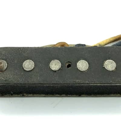 Fender Vintage Pickup Abigail Abby Ybarra Initialed Mustang Duo-Sonic Musicmaster 1965 Gray Bottom image 2
