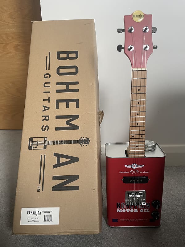 Bohemian Guitars MOTOR OIL Electric Guitar Kit with Guitar, Gig Bag, Strap  and Picks