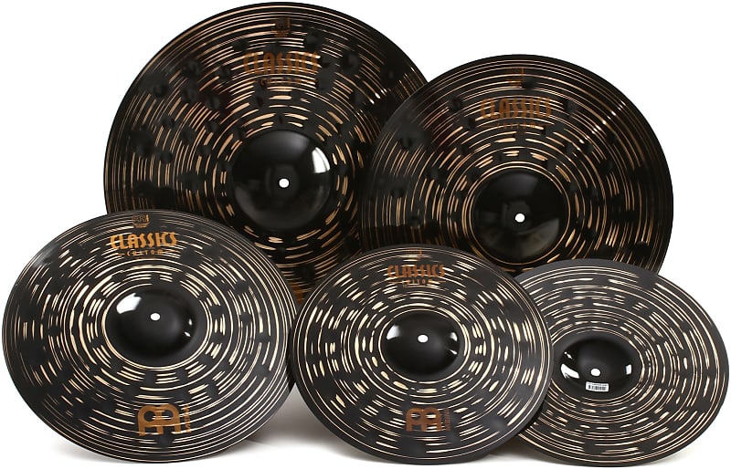 Meinl Cymbals Classics Custom Dark Set - 14/16/20 inch - with Free