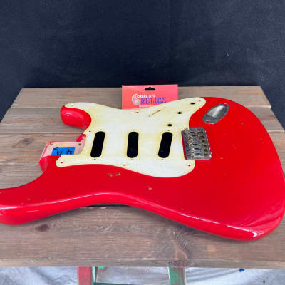 Real Life Relics Strat® Stratocaster® Body Aged Cardinal Red #2 image 3