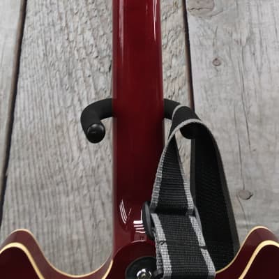 Washburn HB30CH Hollowbody Electric Guitar – Cherry image 9