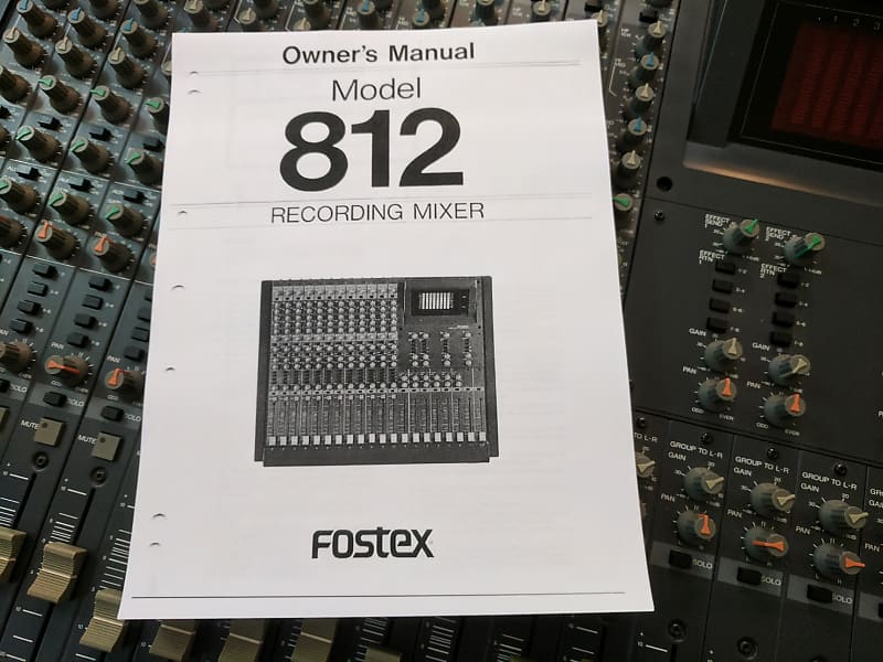 (訳あり商品)Fostex 812 アナログミキサー 812 - Fostex 812 - Audiofanzine
