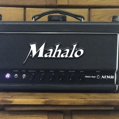 Mahalo Amplification Standard Series Hand Wired AEM50 Head 2019 Black image 1
