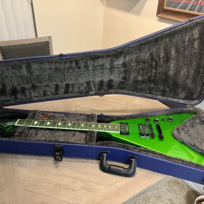 Gibson Dave Mustaine Signature "Rust in Peace" Flying V EXP 2022 - Present - Alien Tech Green image 20
