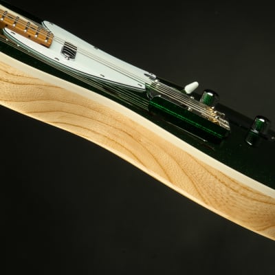 Suhr Eddie's Guitars Exclusive Custom Classic T Roasted - Deep Green Sparkle image 20