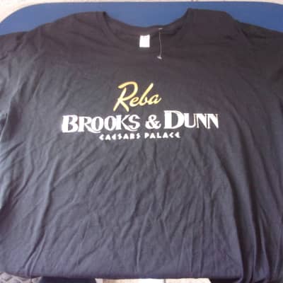 Brooks & Dunn and Reba McEntire Caesars Palace Country Concert Black Women's 2XL Shirt Tshirt image 2