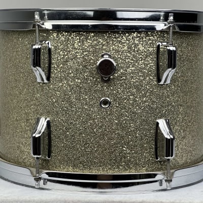 Rogers 22/20/12/13/16/5x14" VIDEO 60's Holiday Drum Set - Silver Sparkle Brockstein's Music image 21