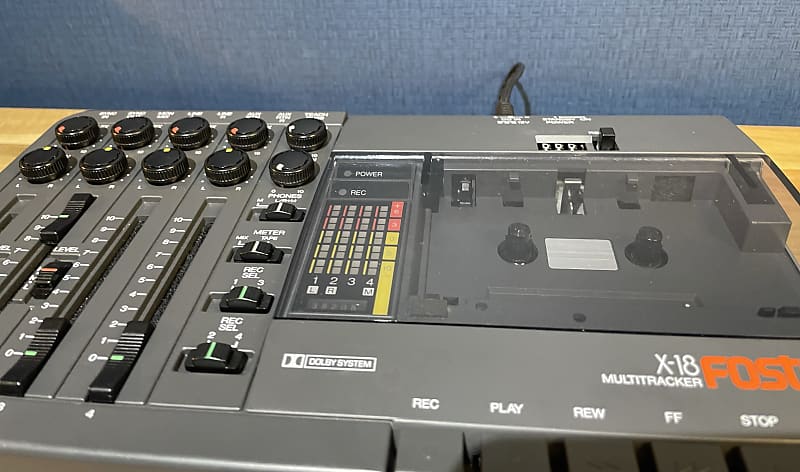 Rare] Fostex X-18 4-Track Multitrack Cassette Recorder | Reverb